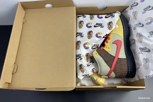 Color Skates CZ2205-700 and Nike Dunk SB Destroy Kebab High 0624